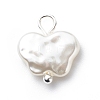 ABS Plastic Imitation Pearl Pendants PALLOY-JF01876-04-1