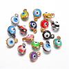 Alloy Enamel Charms PALLOY-P101-03-1
