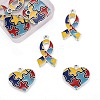 8Pcs 2 Style Enamel Alloy Pendants ENAM-LS0001-09P-3