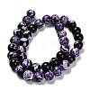 Dyed Natural Fire Crackle Agate Beads Strands G-G203-10E-10mm-3