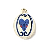 Printed Alloy Pendants ENAM-F160-02D-G-1