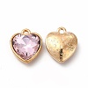 Faceted Glass Rhinestone Pendants GLAA-I051-B01-1