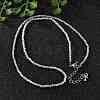 Natural Labradorite Beaded Necklaces NJEW-JN02492-07-4