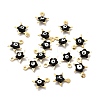 304 Stainless Steel Evil Eye Enamel Charms STAS-G302-04G-01-3