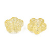 Transparent Spray Painted Glass Beads LS-GLAA-N035-029-C06-3
