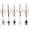 Gemstone Cross Keychain KEYC-JKC01040-01-2