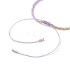 5Pcs 5 Colors Natural Pearl & Glass Seed Braided Bead Bracelets Set for Women BJEW-JB08888-6