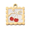 304 Stainless Steel Enamel Pendants STAS-R169-03A-G-1
