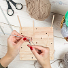 CHGCRAFT Square Wood Crochet Blocking Board DIY-CA0005-27A-6