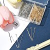 180Pcs 2 Colors Iron Eye Pins IFIN-FS0001-39-8