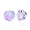 Electroplate Transparent Glass Beads EGLA-L027-D06-2