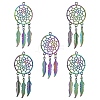 5Pcs Alloy Big Pendants FIND-YW0008-54-1
