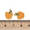 Vegetables 304 Stainless Steel Enamel Charms STAS-C137-02E-G-3