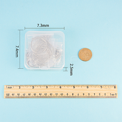 Brass Earring Findings KK-SC0001-04-1