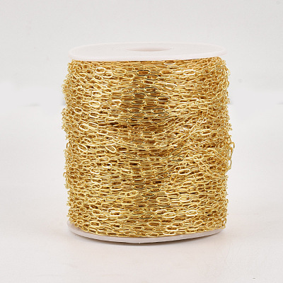 Brass Paperclip Chains CHC-S008-001D-G-1