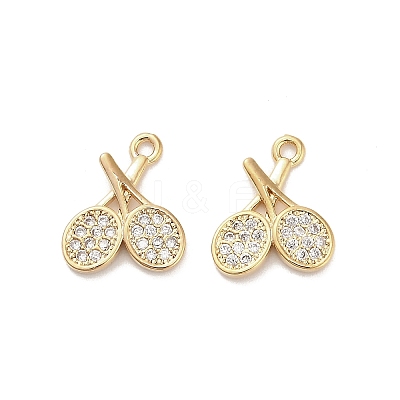 10Pcs Brass Charms KK-V006-05G-01-1