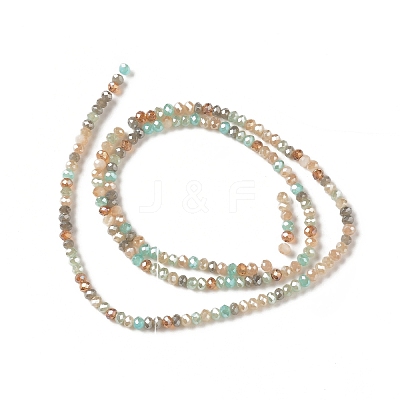Electroplate Glass Beads Strands EGLA-I015-04A-1