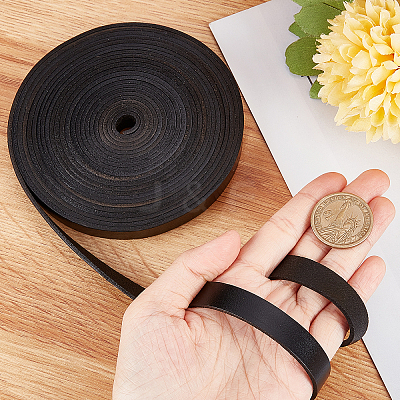 Flat Cowhide Leather Cord WL-GF0001-08C-01-1