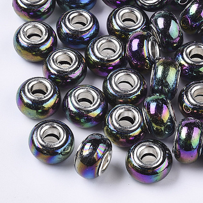 Opaque Resin European Beads RPDL-T038-007A-1