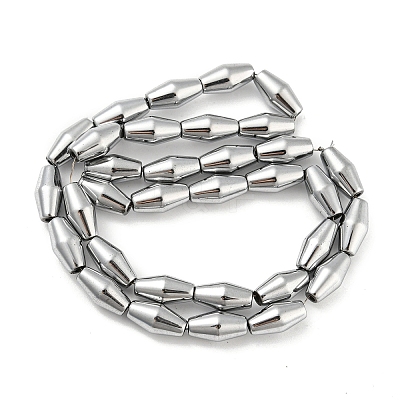 Electroplated Synthetic Magnetic Hematite Beads Strands G-Z032-B01-02E-1