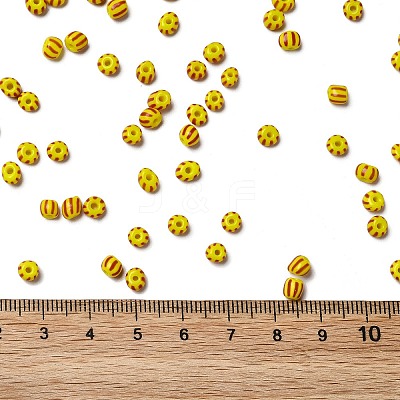 8/0 Opaque Colours Seep Glass Seed Beads SEED-F003-04B-01-1