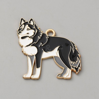 Alloy with Enamel Pendants FIND-WH0366-287KCG-04-1