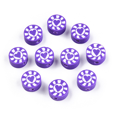 Handmade Polymer Clay Beads CLAY-T019-15G-1