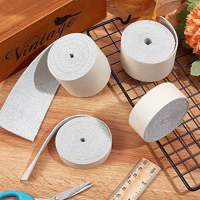 Flat Microfiber Imitation Leather Cord LC-WH0006-07D-06-1