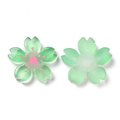Luminous Resin Cabochons X-RESI-G030-01E-1