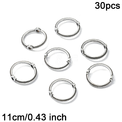 Tibetan Style Zinc Alloy Bead Frames FIND-YW0004-43A-1