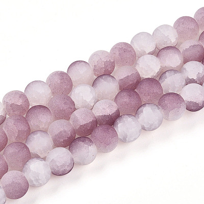 Crackle Glass Beads X1-GLAA-N009-10mm-05-1