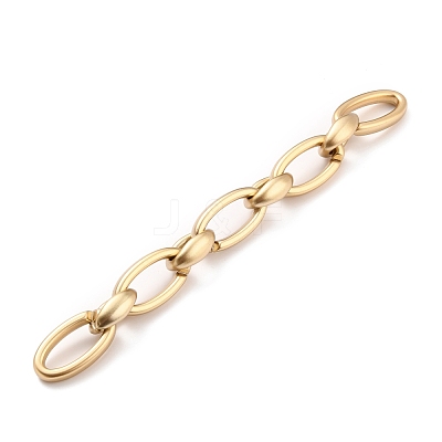 Handmade Opaque Spray Painted Acrylic Cable Chains AJEW-JB00798-01-1