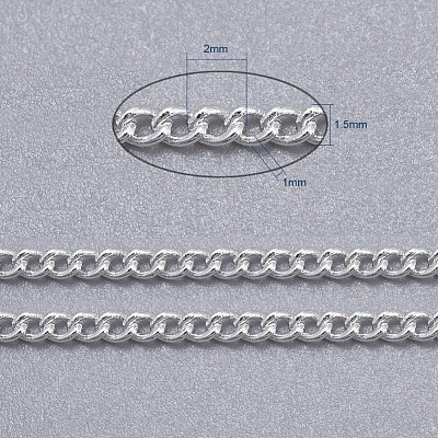 Brass Twisted Chains CHC010Y-S-1