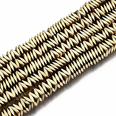 Electroplate Non-magnetic Synthetic Hematite Beads Strands X-G-T114-56G-1