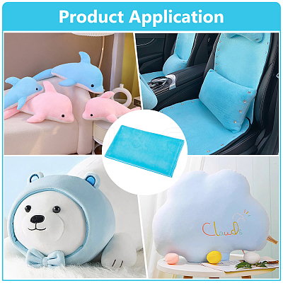 Polyester Plush Fabric DIY-WH0504-296A-1