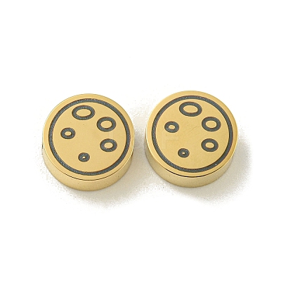Halloween 304 Stainless Steel Beads STAS-U017-01G-J-1