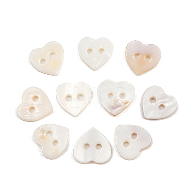 2-Hole Shell Buttons BSHE-P026-19-1