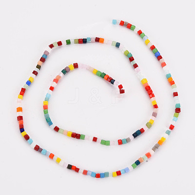 Glass Beads Strands X-GLAA-T006-08-1