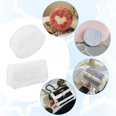 6 Bags 2 Styles DIY Plastic Knitting Crochet Bag Making Kits DIY-CP0012-63-1