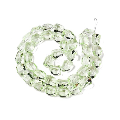 Electroplate Glass Beads Strands EGLA-N012-05C-1