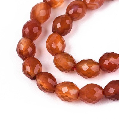 Natural Carnelian Beads Strands G-T142-84-1