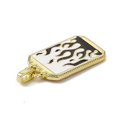Alloy Enamel Pendants ENAM-D042-01B-1