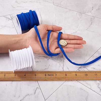 3 Colors Flat Polyester Elastic Cord EC-TA0001-04-1