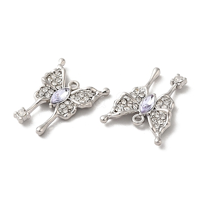 Alloy Crystal Rhinestone Pendant PALLOY-K001-079P-1