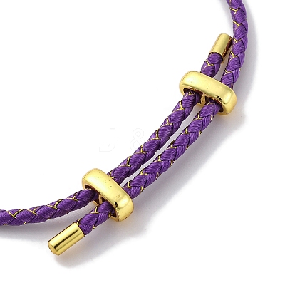 Adjustable Polyester Cord Braided Bracelets BJEW-Z085-01G-25-1