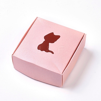 Foldable Kraft Paper Gift Boxes CON-WH0069-75A-1