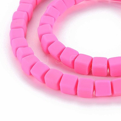 Handmade Polymer Clay Beads Strands X-CLAY-T020-09A-1