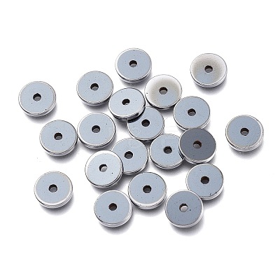 Electroplated Non-magnetic Synthetic Hematite Beads LS-G-XCP0008-01-1