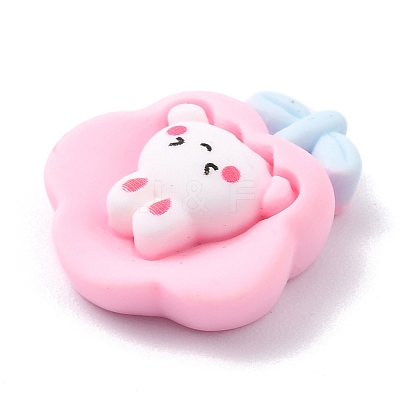 Opaque Resin Cabochons X-RESI-I037-01-1