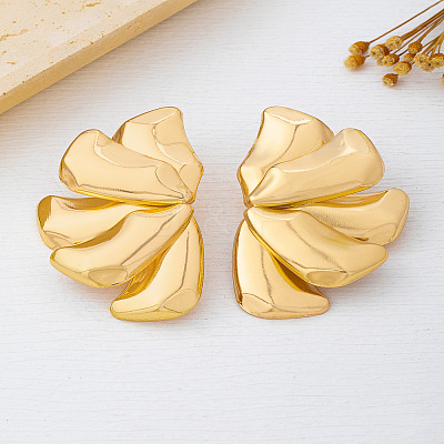 Alloy Stud Earrings for Women WGA091D-02-1